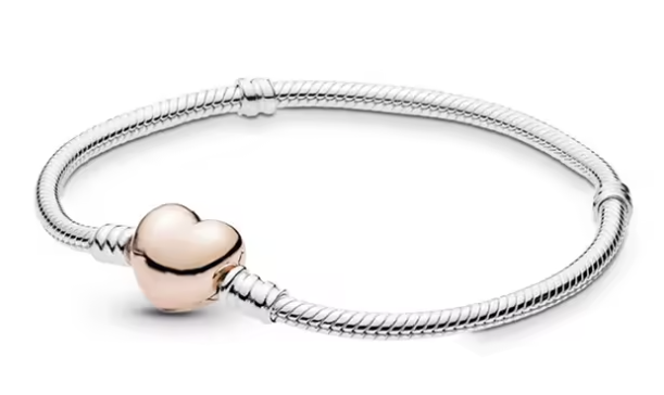 Pulsera Corazon en plata 925