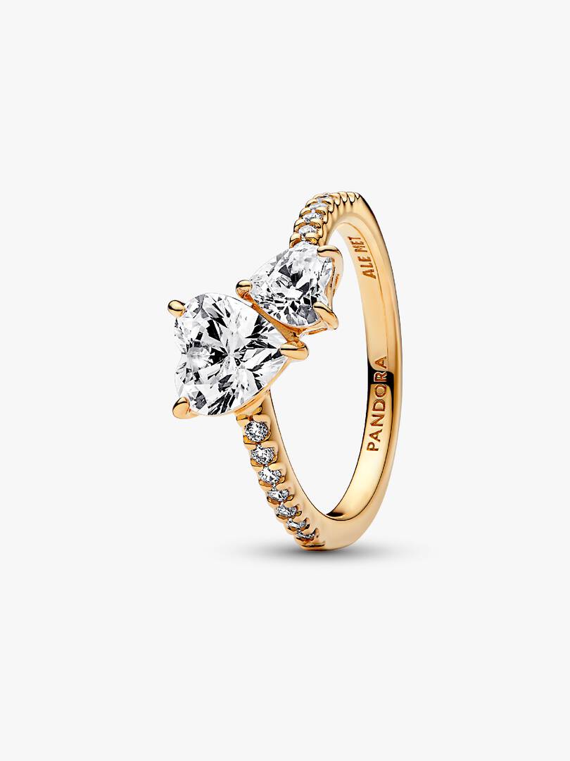 Anillo DOBLE LOVE promesa en plata 925
