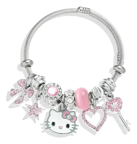 Pulsera Hello Kitty con Charms