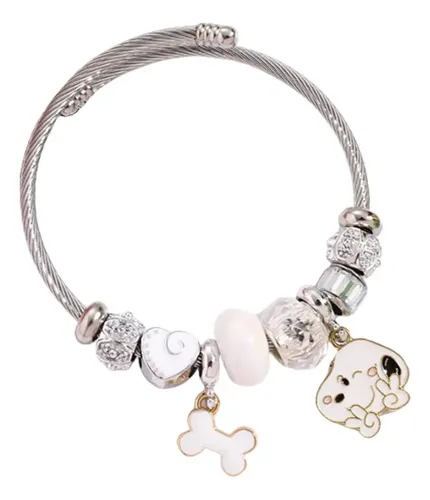 Pulsera SNOPPY con Charms - Imagen 2