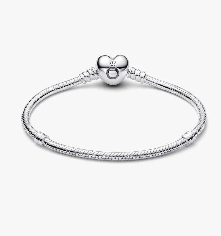 Pulsera corazón en plata 925